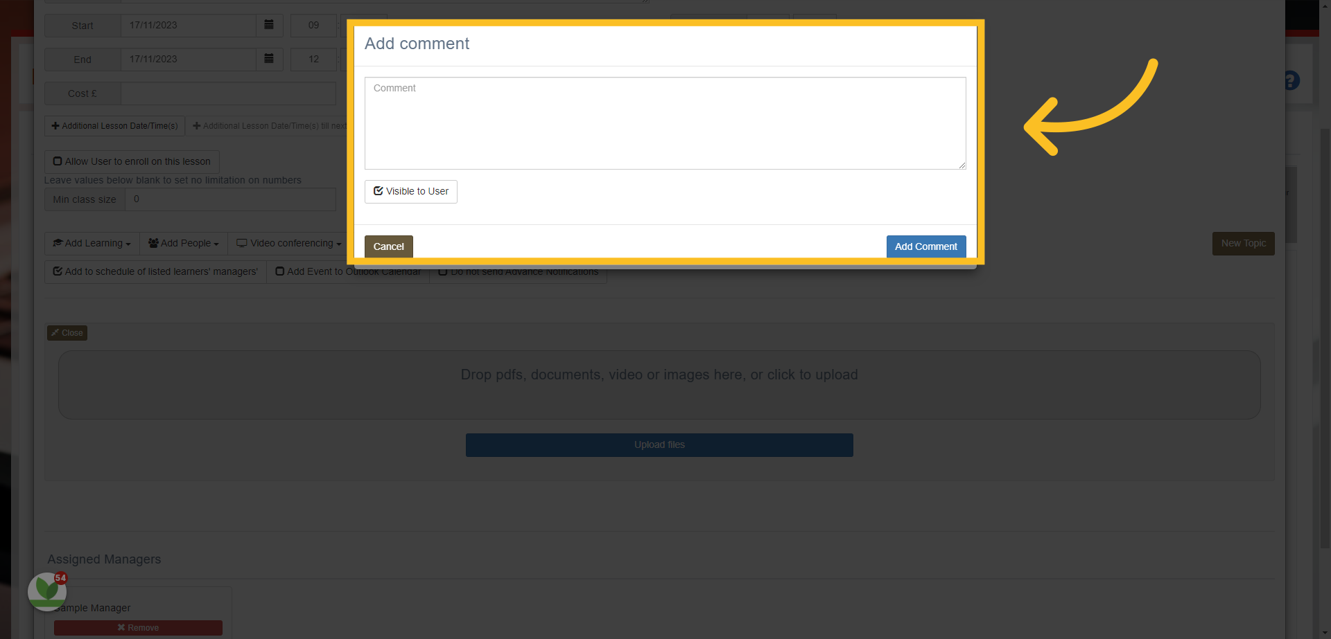 Click 'Cancel'